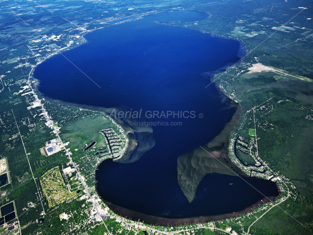 Houghton Lake (Looking North) in Roscommon County, Michigan